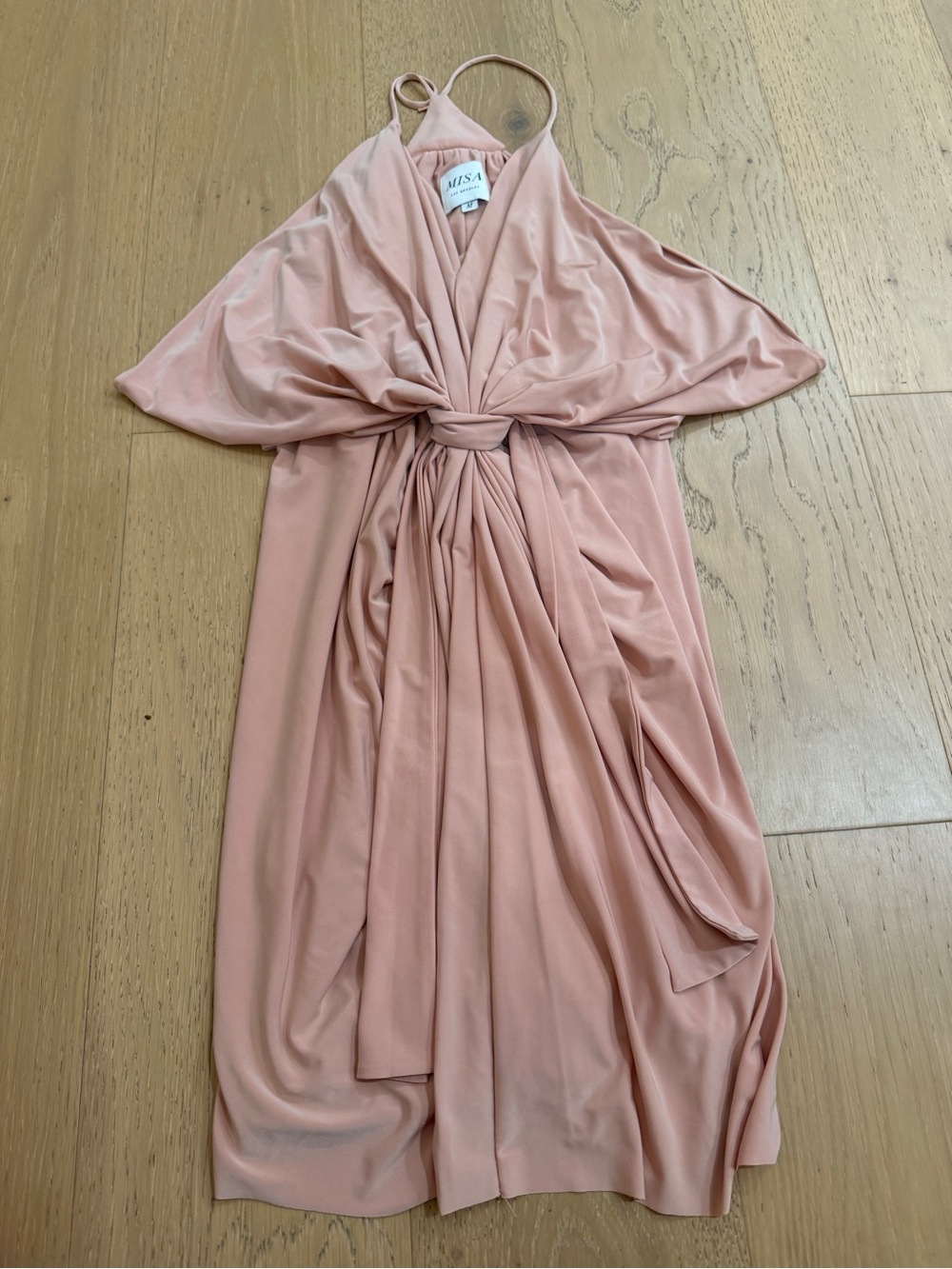 Misa Los Angeles Dusty Rose Halter Dress - Picture 7 of 11